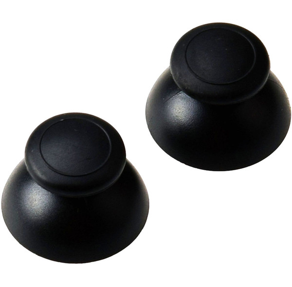 Plastic Analog Joystick Thumb Stick Cap Thumbstick Cover Case for Wii U GamePad Black DHL FEDEX EMS FREE SHIPPING