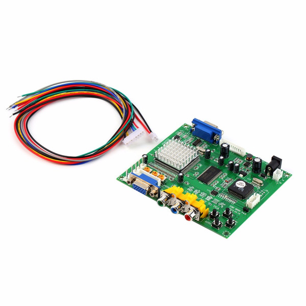 Freeshipping 1pcs NEW Arcade Game RGB/CGA/EGA/YUV to VGA HD Video Converter Board HD9800/GBS8200 Hot Worldwide