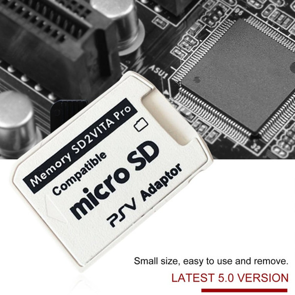 New Hot Version 5.0 Memory SD2VITA Pro TF Card Adapter for PS Vita PSV 1000/2000 v3.60 System