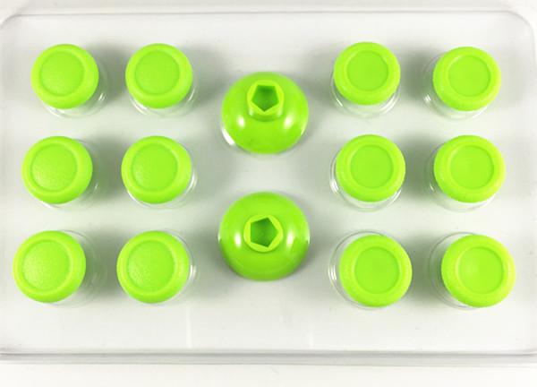 new arrival 14 in 1 Enhanced Candy Green Thumbsticks Thumb Stick Joystick Caps Cover Custom for Sony PS4 Playstation PS4 Pro Slim Controller