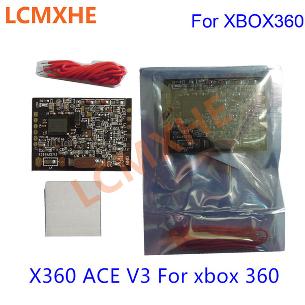 10PCS For X360 ACE V3 with 150MHz chip Crystal Coffee Edition 150 MHZ with cable for xbox 360 xbox360 slim