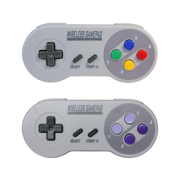 2018 Wireless Gamepads 2.4GHZ Joypad Joystick Controller for NES (SNES)Super Nintendo Classic MINI Console remote Accessories