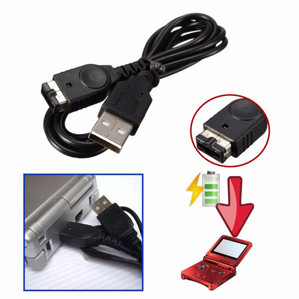 USB Charger Charging Charge cable Cord Lead For GBA SP Game Boy Advance SP DS NDS DHL FEDEX EMS FREE SHIPPING