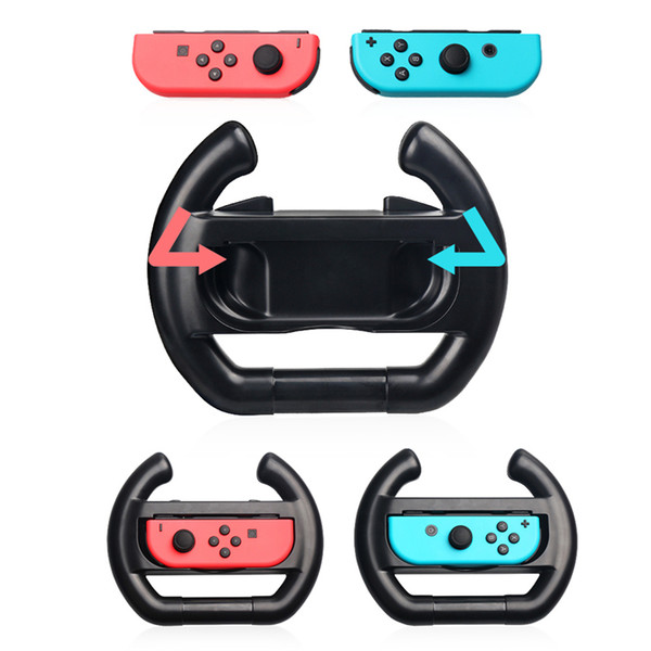 Durable Steering Wheel for Nintend Switch Handle Stand Holder Left Right Joy-Con Joycon NS NX Controller with Package