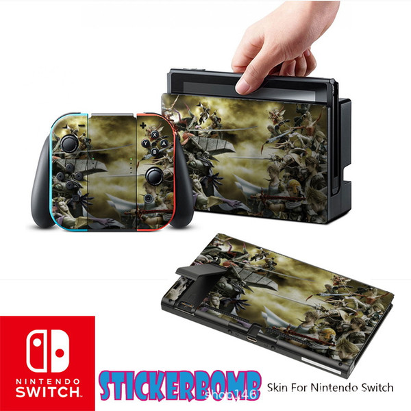 Coolest Game pad Stickers For Nintend Switch Console and Controller Skin Set, For Super Smash Bro s 20 Styles Stickers