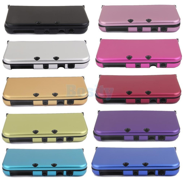 10pieces Aluminium Metal Protective Skin Case Cover Shell for NEW Nintendo 3DS XL Console