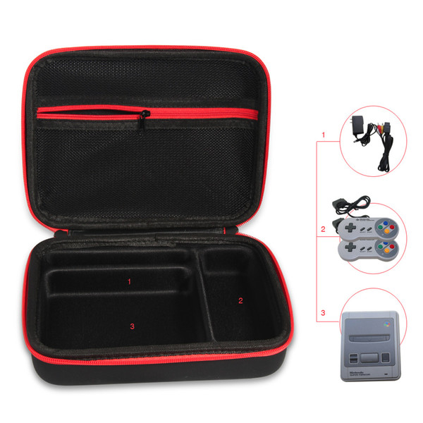 EVA Carrying Case For SNES Game Consol Travel Storage Hard Shell for SFC TV Handheld Game Player Case Mini Storage Bag