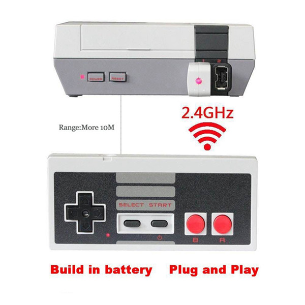 Wireless USB Plug and Play Gaming Controller Gamepad for NES Mini Buttons Classic Edition With Wrireless Receiver