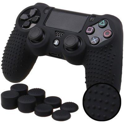 100PCS Studded Anti-slip Silicone Rubber Cover Skin Case for Sony PlayStation 4 PS4 DS4 Pro Slim Controller with Caps