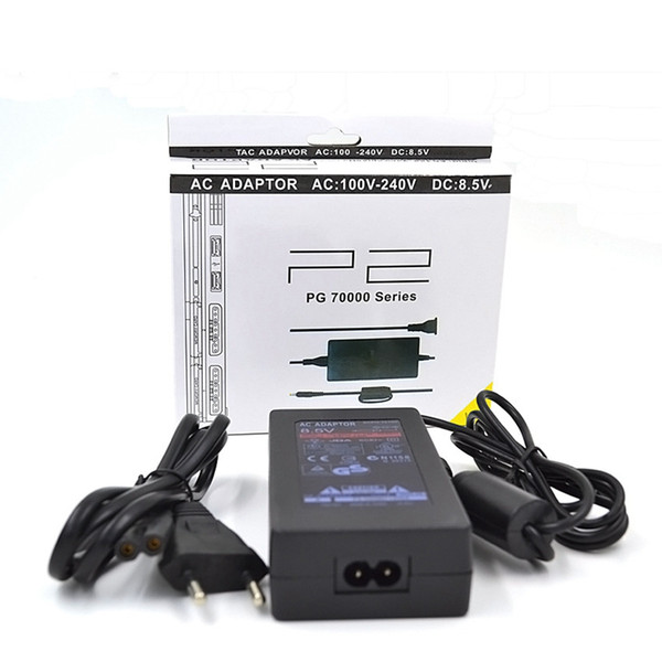 EU/US AC 100~240V Adapter Power Supply Charger Cord DC 8.5V 5.6A adaptor for Sony Playstation PS2 Slim 70000 Series