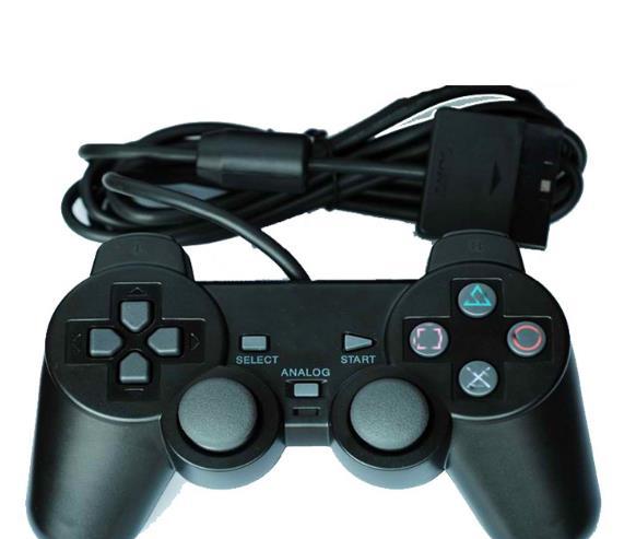 PS2 cable game controller, dual vibration package convertible USB computer game controller