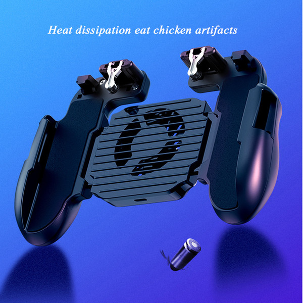 eporter Controller Gamepad Pubg Mobile Trigger L1R1 Shooter Joystick Game Pad Phone Holder Cooler Fan with Power Bank