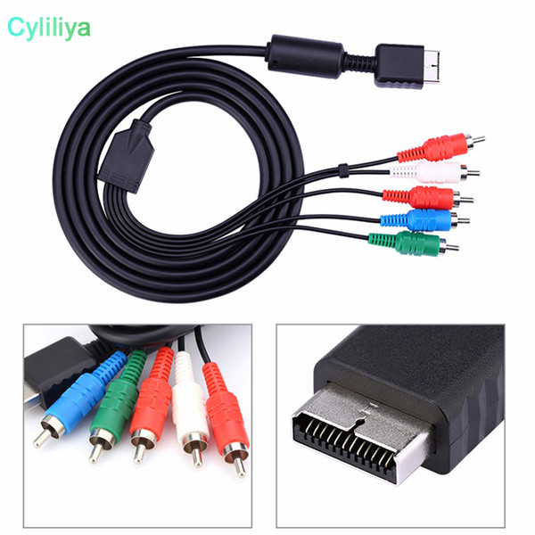 140cm Component 5RCA AV AUDIO VIDEO HD TV Cable Cord For Sony Playstation 1 2 3 PS3 PS2 PS1 Controller Console