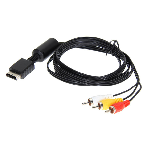 1.8M 6FT Audio Video AV Cable to RCA For SONY PS2 PS3 For PlayStation SYSTEM Game Gamepad Cable