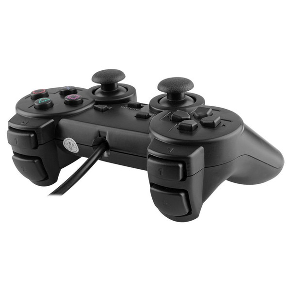 Hot sale Wired Game Controller for PS2 Joypad Pad wired gamepad Shock long cable joystick NYGACN NJP205 free shipping