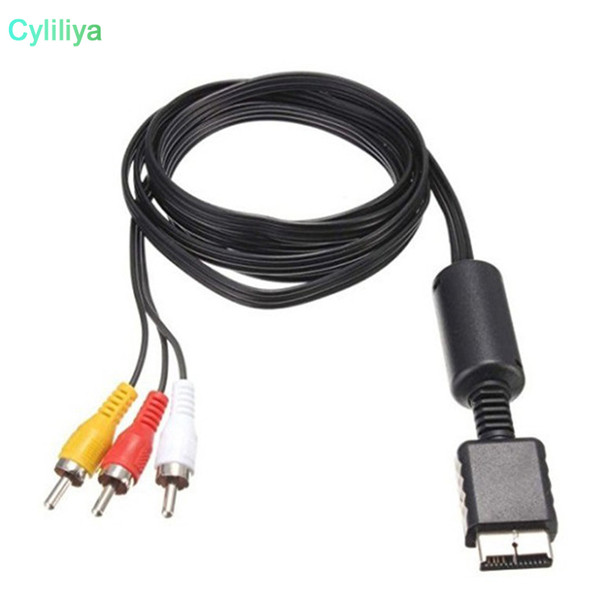 High Quality Audio Video AV Cable With 3 RCA TV Lead For Sony For Playstation For PS1 PS2