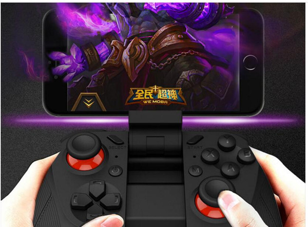 MOCUTE 050 Wireless Bluetooth Gamepad PC Game Controller for Smartphone TV Box With Built-in Foldable Holder Wireless Game Joystick