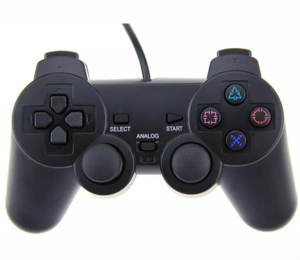 Wired Controller Double Vibration Joystick For PS2 Playstation 2 in stock fast shipment