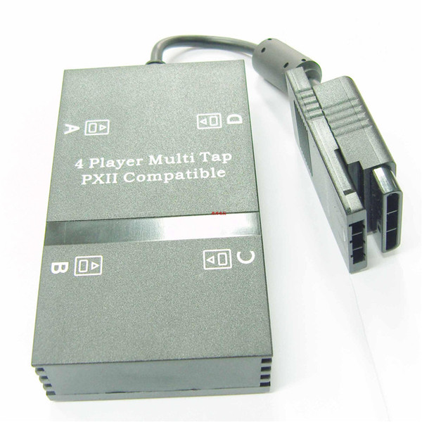 For PS2 Multitap Multi tap Player Multiplayer Adapter for PlayStation 2 for PS 2 support 4 controllers