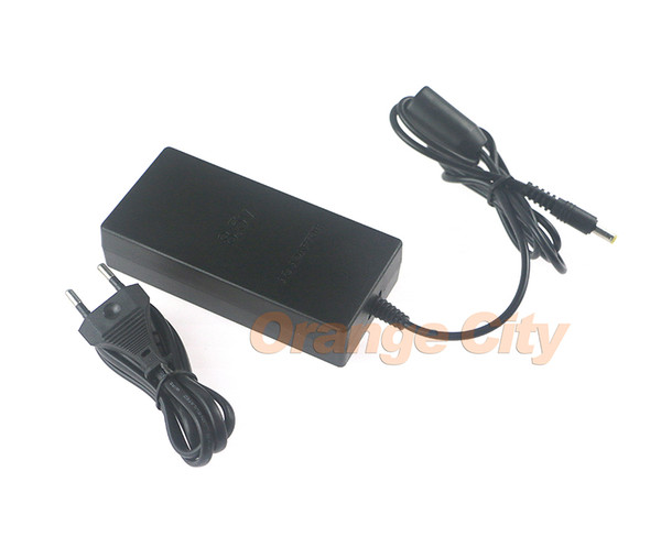 EU Plug AC Adapter Charger Cord Cable Supply Power For PS2 Console Slim Black