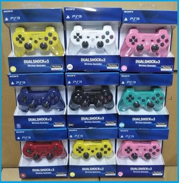 High quality Controllers Wireless Controller Game Controllers Double Shock for PS3 portable video game palyer Game Console DHLFREE