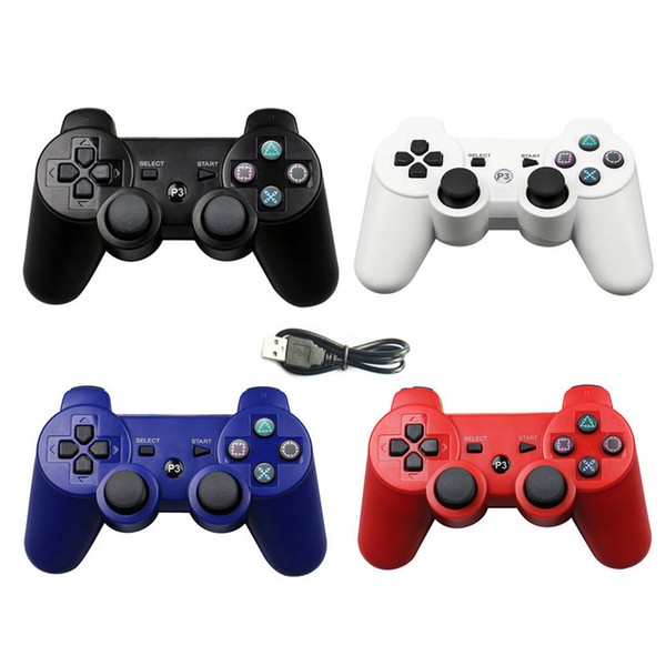 Colorful Wireless Bluetooth Game Controller for PS3 2.4GHz sony playstation 3 Controle Joystick Gamepad Remote with charger