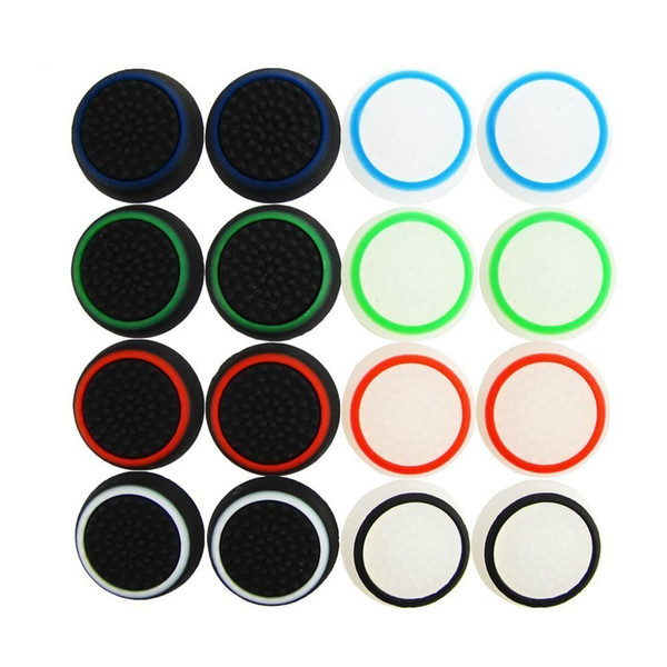 Silicone Analog Thumb for PlayStation 4 PS4 Pro Slim Stick Grips Cover for PS3 Controller Thumbstick Caps for Xbox 360 One