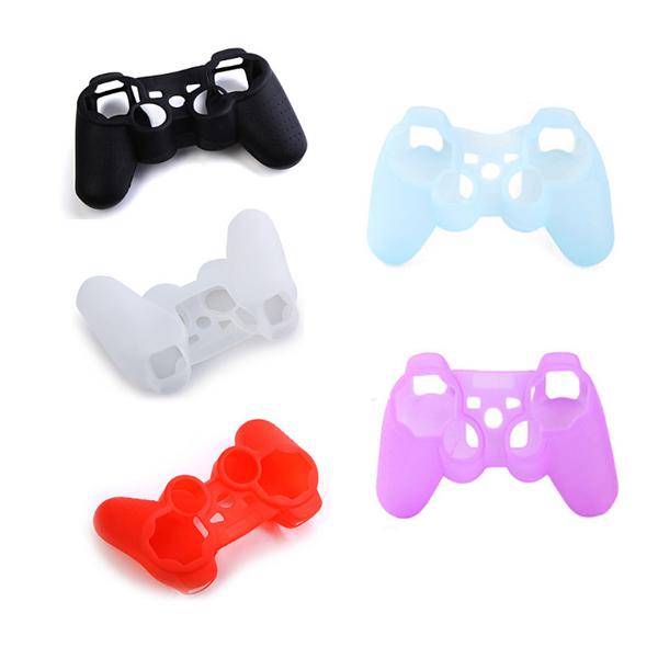 Mixed Colors Cool Silicone Sleeve Protector Cover Case For Sony Playstation PS3 Game Controller Gamepad