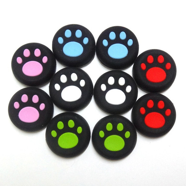 2019 Hottest Cat Claw Soft Skid-Proof Silicone Thumbsticks cap Thumb stick caps Joystick covers for PS3/PS4/XBOX ONE/XBOX 360 DHL Free