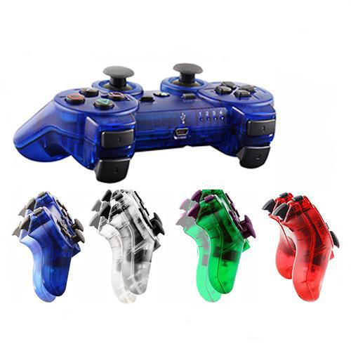 Transparent controller for PS3 controller Joysticks Gamepads Wireless Bluetooth Game Controller for P3 Clear 4 Colors