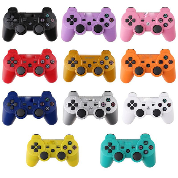 100pcs For PS3 Playstation 3 2.4GHz Wireless Bluetooth Gamepad Joystick For PS3 Controller Controls Game Gamepad Without Packaging