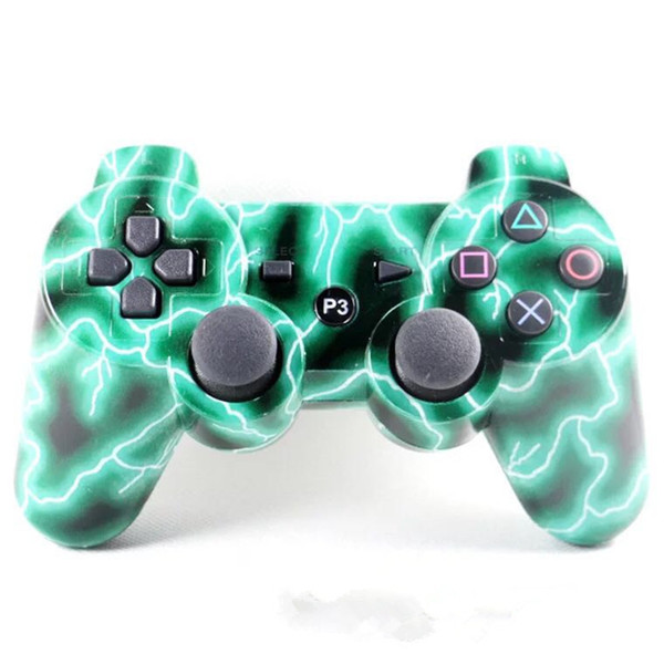 2018 HOT Bluetooth Wireless Controller for PS3 PlayStation3 game controller gamepad joystick PS3 camouflage handle B-JYP