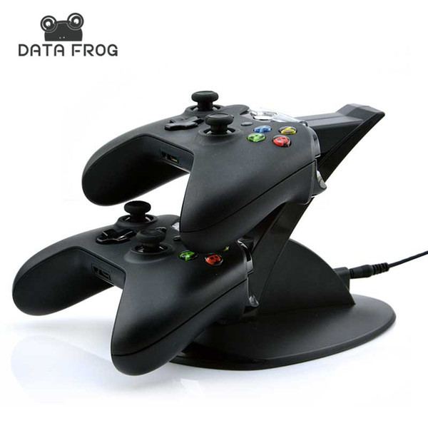 for Xbox One Controller Charger Dock Station Base Charge LED USB Fast Charging Stand Dock Dual for Xbox One S Elite Gamepad 1A