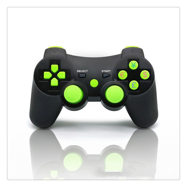 The Newest Hight Quality For PS3 Wireless Controller With Six Axis And Bluetooth Colorful Controller Black White Hot Sale