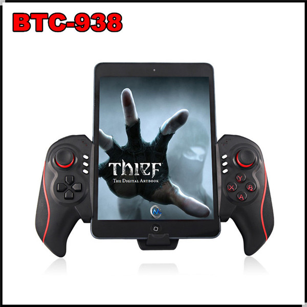 New design BTC-938 wireless telescopic controller BTC938 bluetooth controller joystick gampad with telescopic stand VS PG-9023 PG-9055