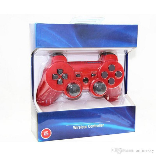 Durable Vibration feedback Support For PS3 Wireless Controller Game Controller Joysticks For PS3 Bluetooth Controller Available Real SixAxis