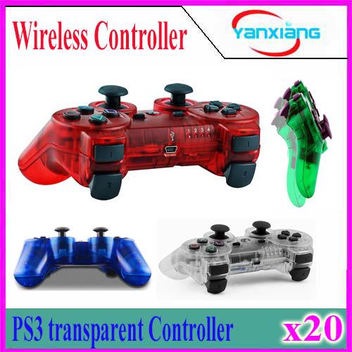 Transparent Bluetooth Gamepad for P3 Controller Wireless Bluetooth Joysticks for Wireless Game Controller 20pcs YX-PS-O5