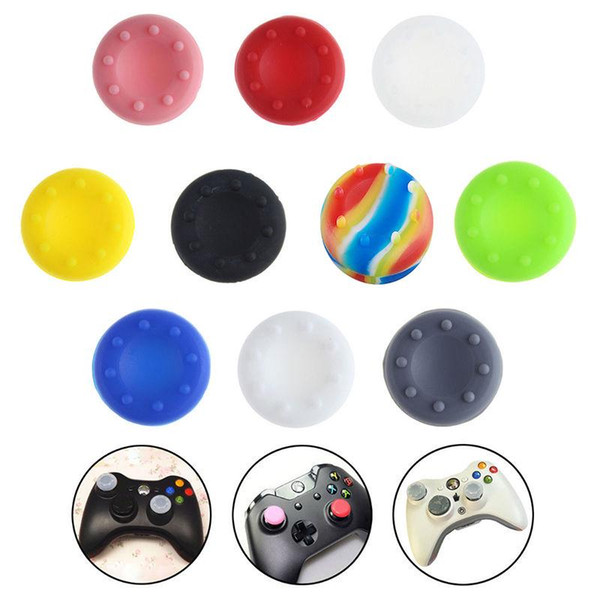 Rubber Silicone Thumb Grips Grip Cap Thumbstick Stick cover case Joystick For PS2 PS3 PS4 Xbox one Xbox 360 Controller