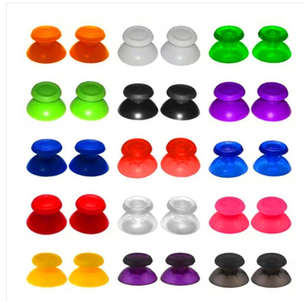 2019 Hottest PS4 Mushroom Soft Skid-Proof Silicone Thumbsticks cap Thumb stick caps Joystick covers for PS4 3D Game Controller Cover