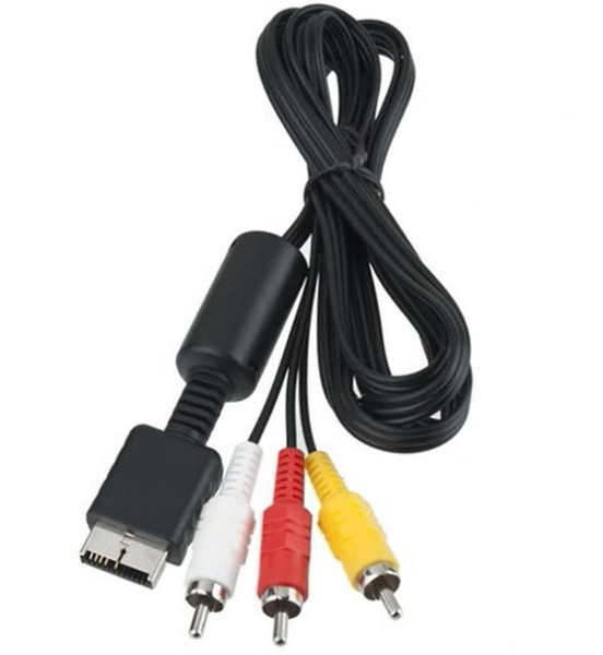 High Quality AV Audio Video Cable Cord New For Sony PlayStation PS2 PS3 Console System DHL FEDEX FREE SHIPPING LLFA