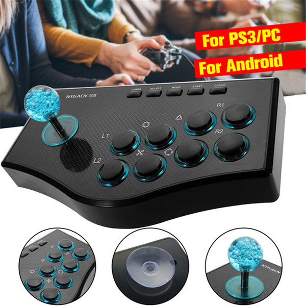 Computer arcade joystick PC street fighting game controller USB gamepad for Windows XP Win7 Win8 Win10 plug & play free driver