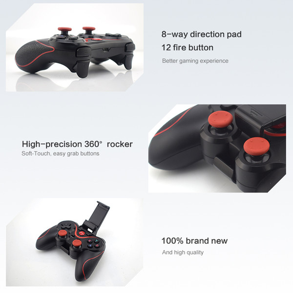 Wireless Bluetooth Gamepad Game Controller For Android Smart Phone For PS3 PC Laptop Gaming Control