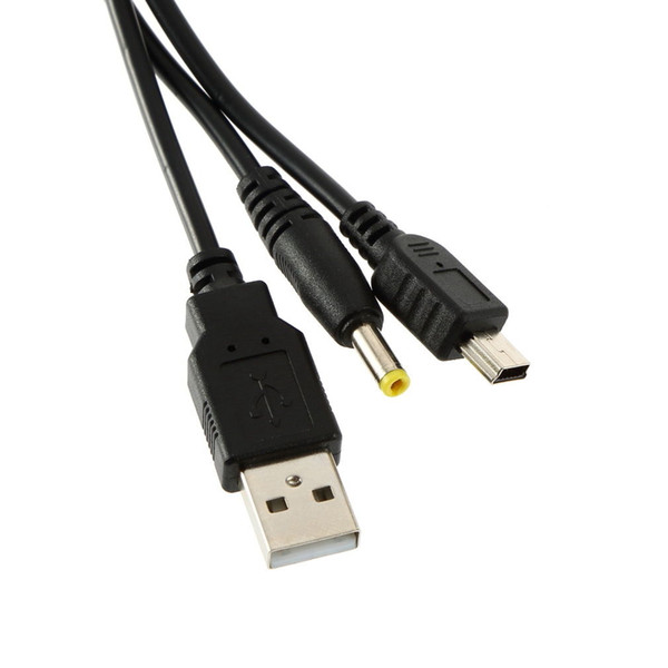 2in1 USB Data Charging Charger Transfer Cable for Sony PSP 1000 2000 3000 SLIM to PC DT Free shipping