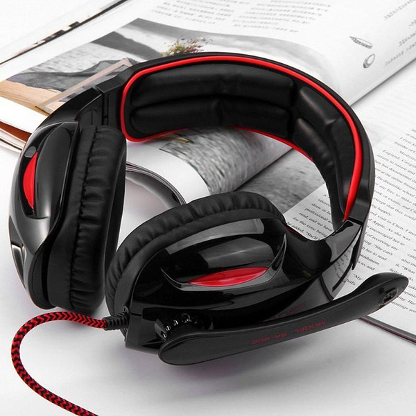 Wholesale Sades SA-902 Gaming Headsets with Microphone LED Light Channel USB Headphone Noise Cancelling Earphone for PC