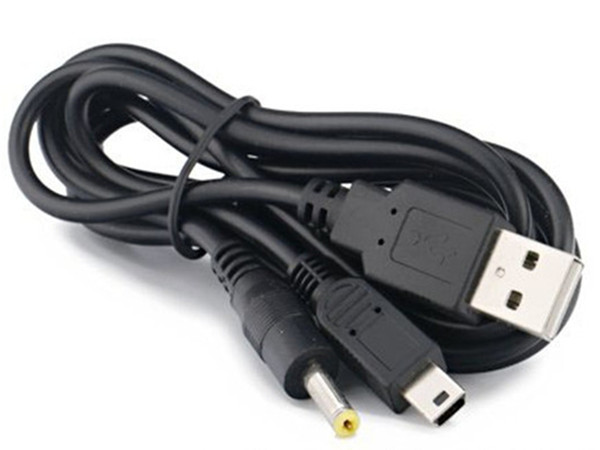 Hot sale 2 in 1 USB Data Transfer Charge Charger Cable Cord for Sony for PSP 1000 2000 3000