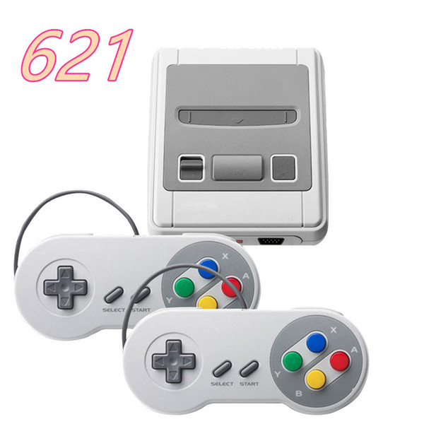 Super Mini Classic SFC TV Game Entertainment System Classic games SFC NES SNES 621 Games Consoles with retail box MQ20