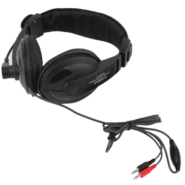 Gaming Headset Game Music Headphone Earphone with Microphone Mic 3.5mm For PC Laptop Computer Black