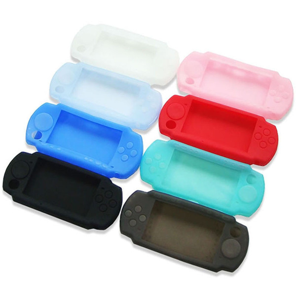 Protective Soft Sleeve Rubber Silion Silicone Case Skin Cover For PSP 2000 3000 Slim DHL FEDEX EMS FREE SHIPPING