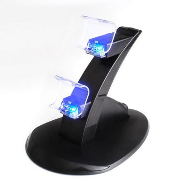 New Dual Charger Controller Stand Station for Sony PlayStation 4 PS4 Gaming Console for PS4 Cover Game Pads Charger