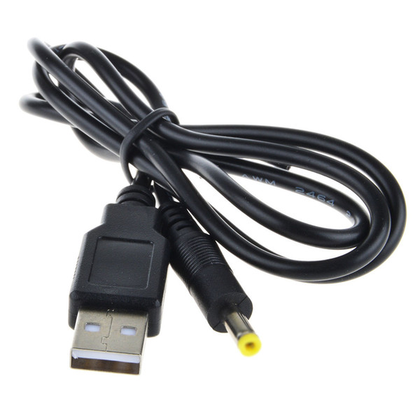 For PSP 1000 2000 3000 USB Charging Cable USB To DC 4.0x1.7mm Plug 5V Power Charge Cable Cord Lead High Quality FAST SHIP